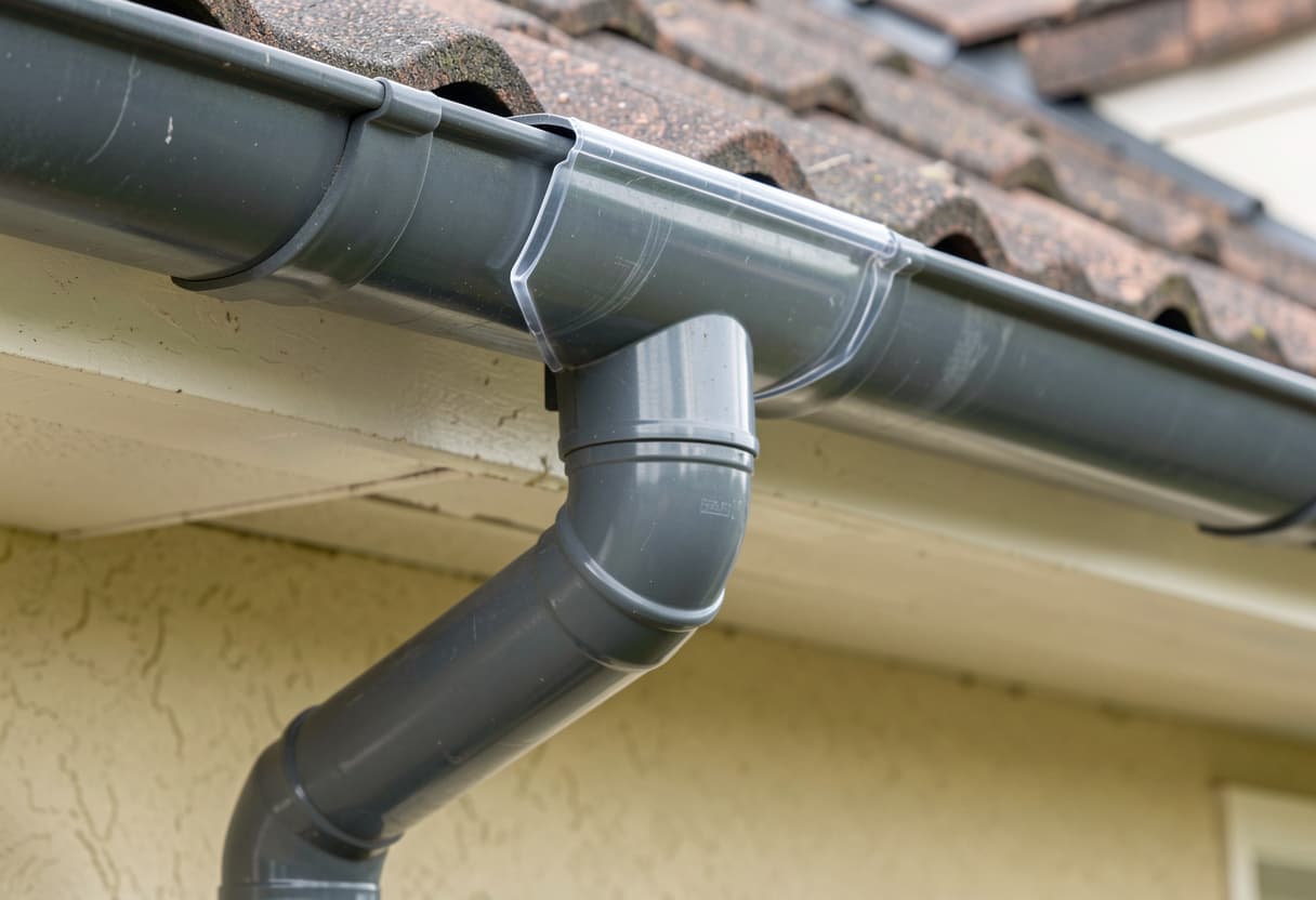 Representative example image of gutters and roof edge drainage